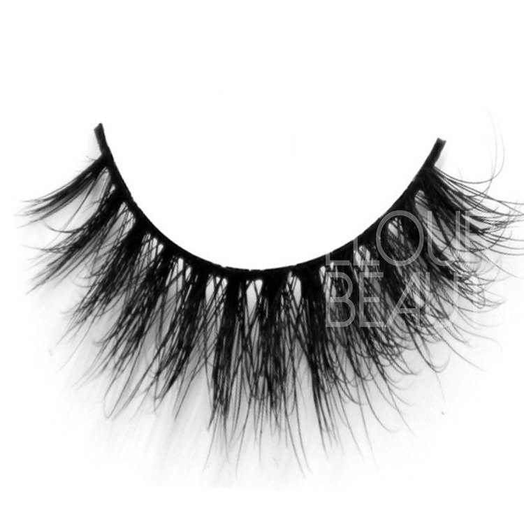 100% mink hair wholesale mink eyelash with custom packaging ES28